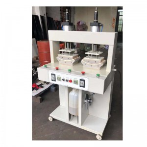 신발 상단 준비 열가소성 발가락 캡 퍼프 커플 링 융합 부착 기계