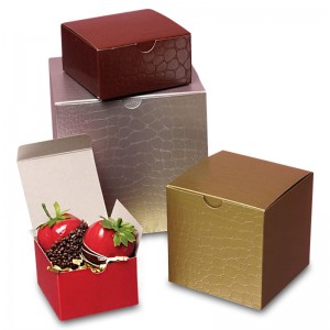 컬러 악어 양각 턱 상단 상자