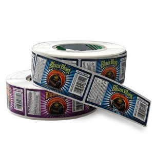 주문 자동 접착 인쇄 제품 스티커 상표, 접착 성 인쇄 프린터 종이 상표 스티커