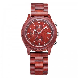 남성 기념품 독특한 시계 쿼츠 용 우드 시계