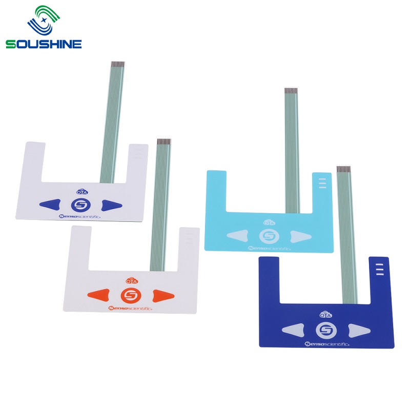 LED를 가진 OEM 주문 막 스위치