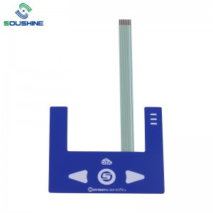 LED를 가진 OEM 주문 막 스위치