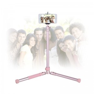 2 개의 노브 컨트롤 볼 헤드가있는 Kingjoy P056S 접이식 삼각대