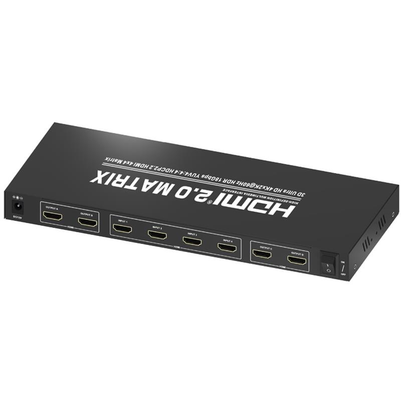 V2.0 HDMI 4x4 매트릭스 지원 Ultra HD 4Kx2K @ 60Hz HDCP2.2 18Gbps