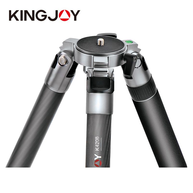 Kingjoy K4008 높은 마진 전문가 결합 된 유형 알루미늄 무거운 짐 고강도 비데오 카메라 삼각대