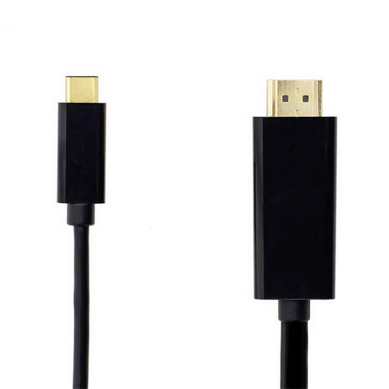 USB C-HDMI 케이블 6ft (4K @ 60Hz), MacBook Pro 16 ''2019/2018/2017, MacBook Air / iPad Pro 2019/2018, Surface Book 2, Samsung S10 용 USB Type C-HDMI 케이블 [Thunderbolt 3 호환] , 그리고 더