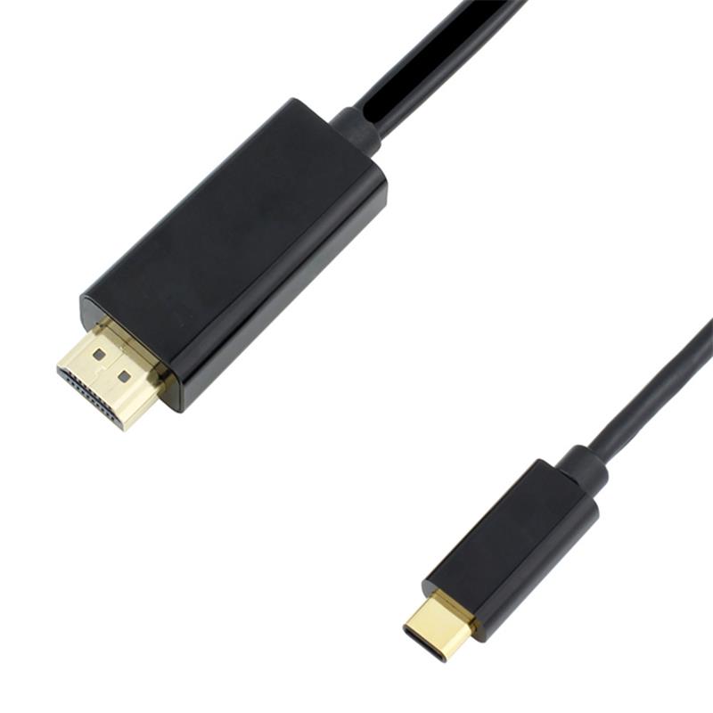USB C-HDMI 케이블 6ft (4K @ 60Hz), MacBook Pro 16 ''2019/2018/2017, MacBook Air / iPad Pro 2019/2018, Surface Book 2, Samsung S10 용 USB Type C-HDMI 케이블 [Thunderbolt 3 호환] , 그리고 더
