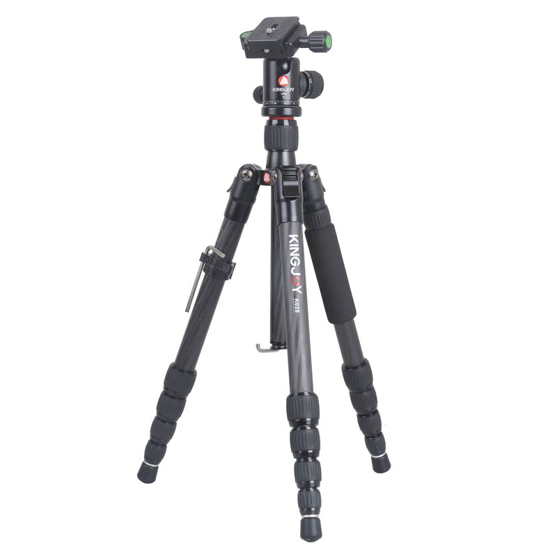 Kingjoy 사용자 정의 브랜드 Kingjoy 휴대용 알루미늄 사진 삼각대 카메라 스탠드 볼 헤드 디지털 Dslr