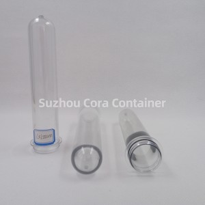 화장품 포장을위한 27mm 55g 목 Size32mm 애완 동물 거품이 이는 병 예비 적 형성 품