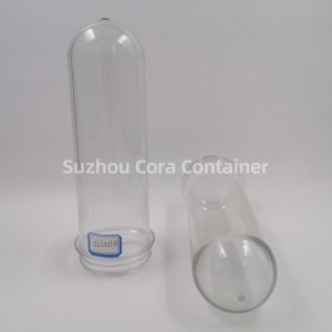 물 음료 기름을위한 55mm 156g 목 크기 62mm Plasitc 애완 동물 예비 적 형성 품