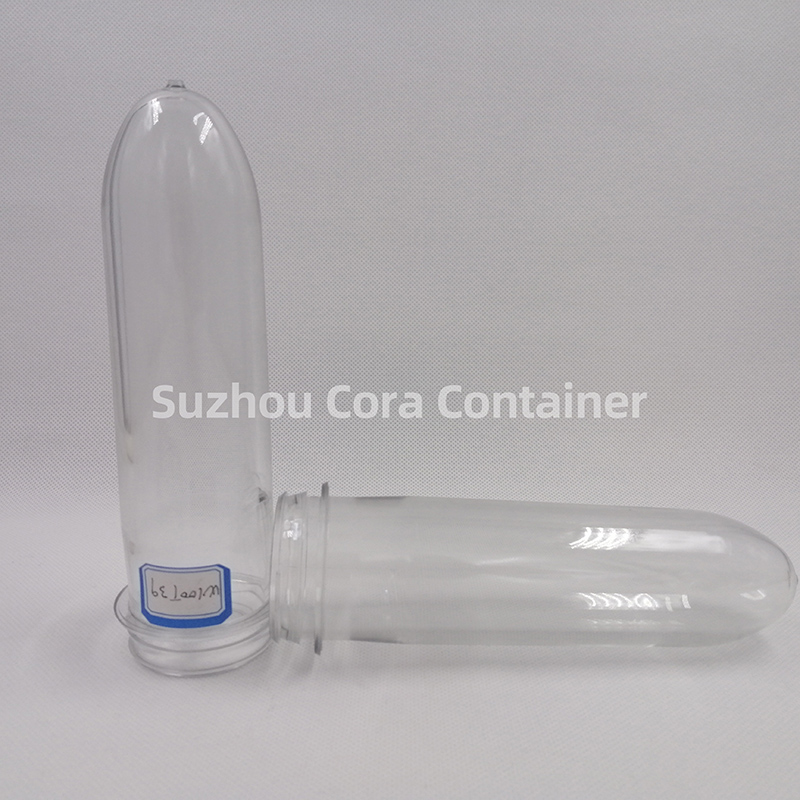 물 음료 기름을위한 39mm 100g 목 크기 46mm Plasitc 애완 동물 예비 적 형성 품