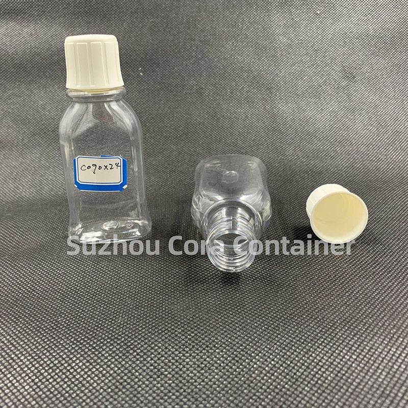 90ml 목 사이즈 24mm Pet 플라스틱 화장병