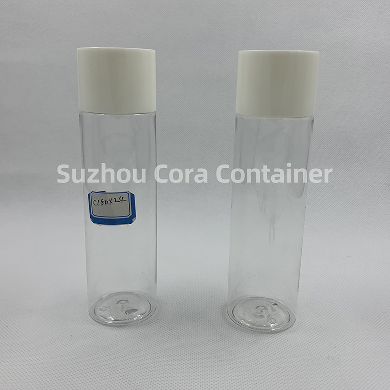 160ml 목 사이즈 24mm Pet 플라스틱 화장병