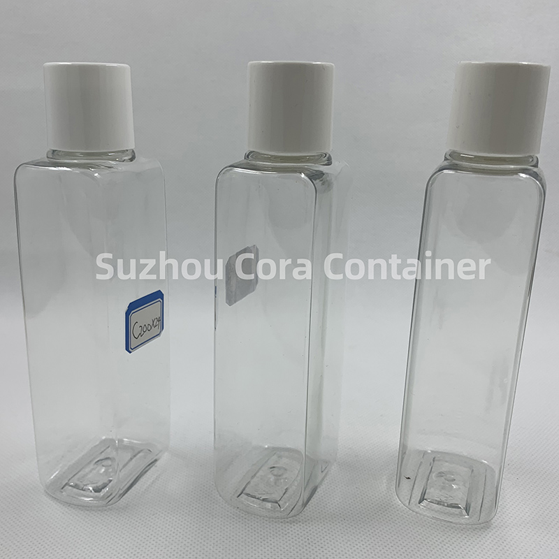 200ml 목 사이즈 24mm Pet 플라스틱 화장병