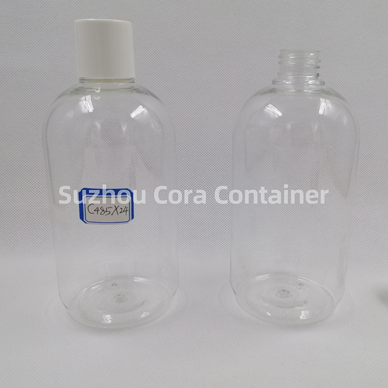 485ml 목 사이즈 24mm Pet 플라스틱 화장병