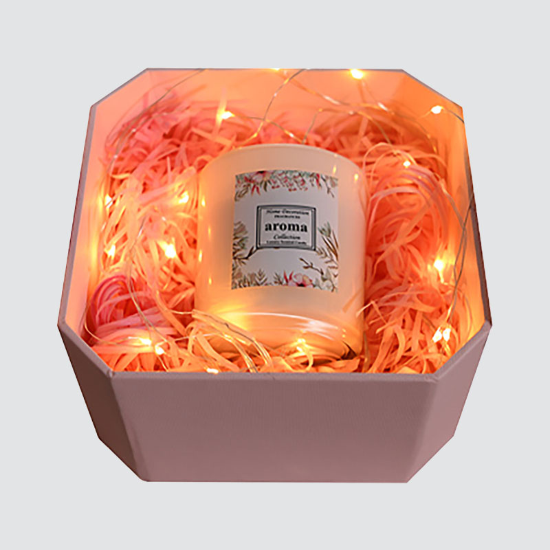 분홍색 달콤한 Bowknot 선물 상자 모양의 플랩 캔들 컵 초콜릿 절묘한 선물 상자