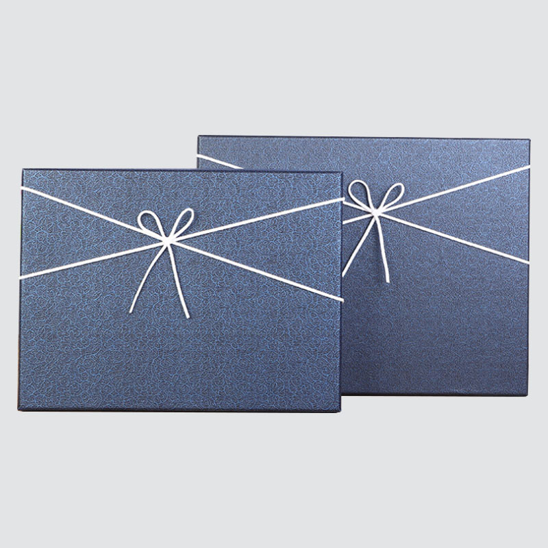 간단한 작풍 의류 상자 크기 모자 장식적인 나비 넥타이 선물 상자