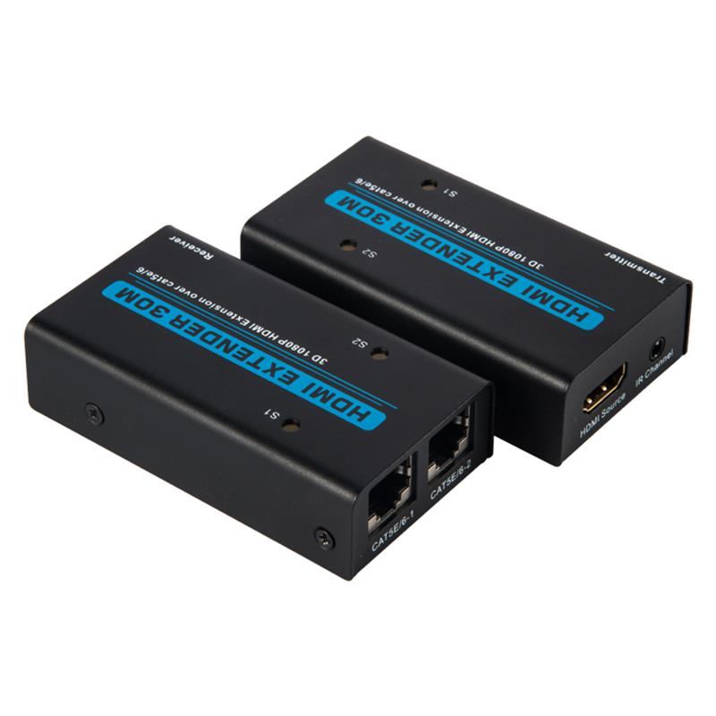 V1.3 HDMI Extender 30m over Dual cat5e / 6 케이블 지원 Full HD 1080P