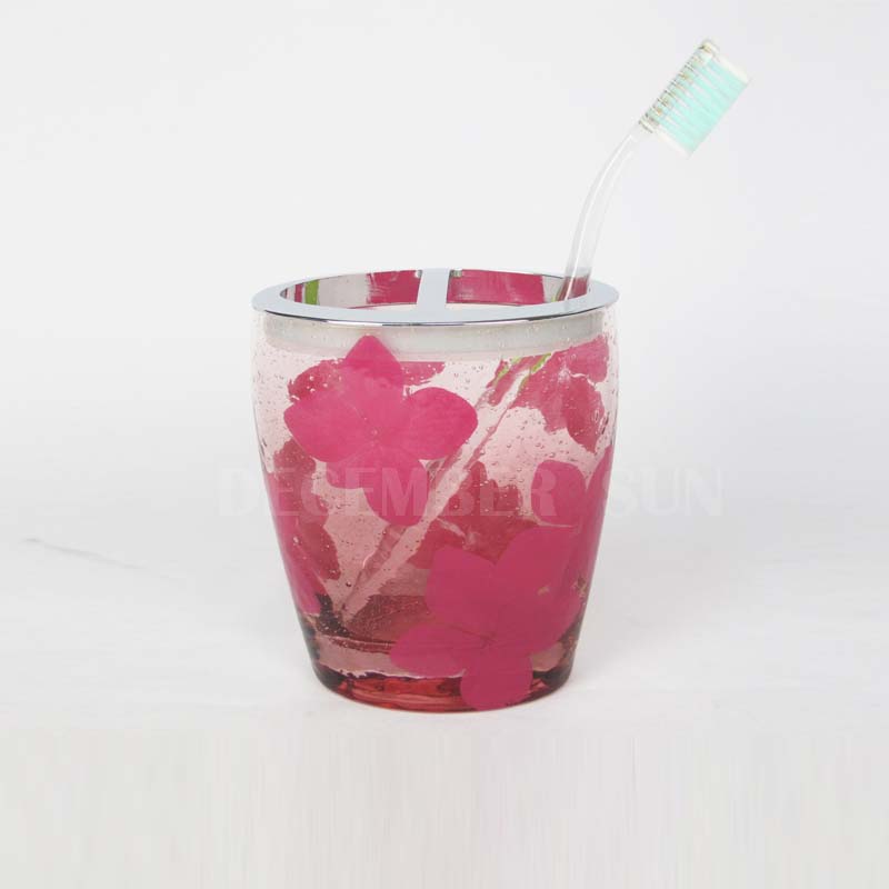 6 PC 유리제 목욕탕 부속품 세트