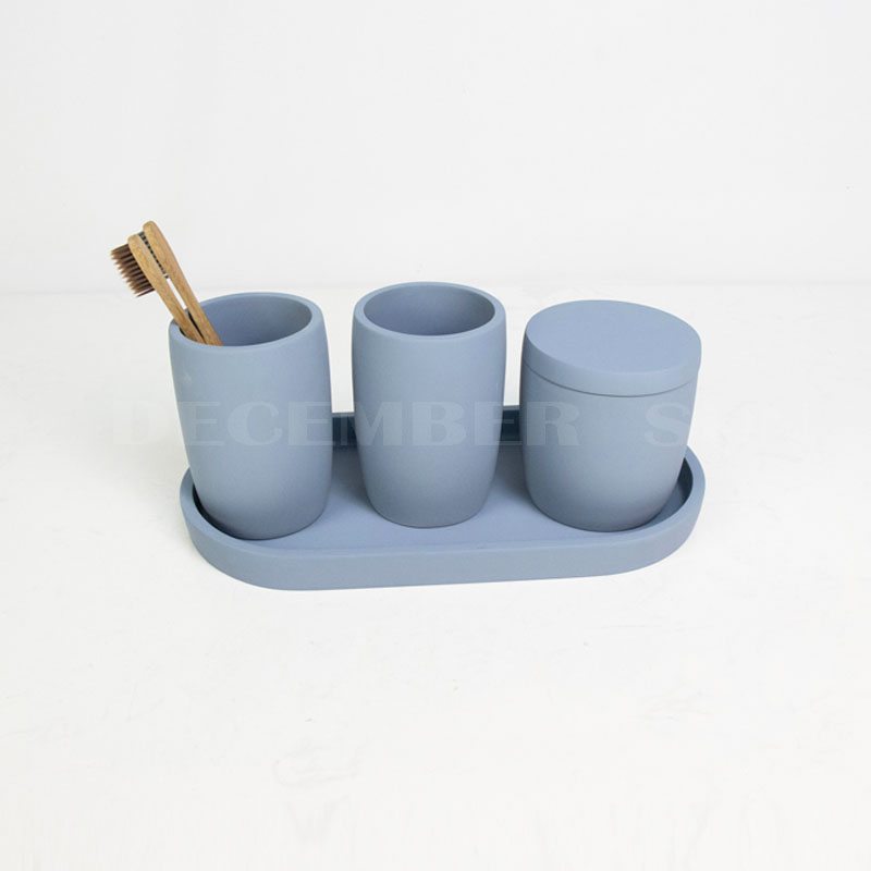 4 개의 PC 수지 목욕탕 세트