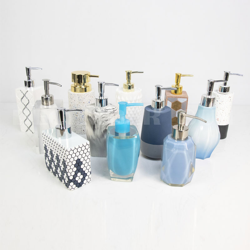 현대 수지 욕실 비누 로션 디스펜서