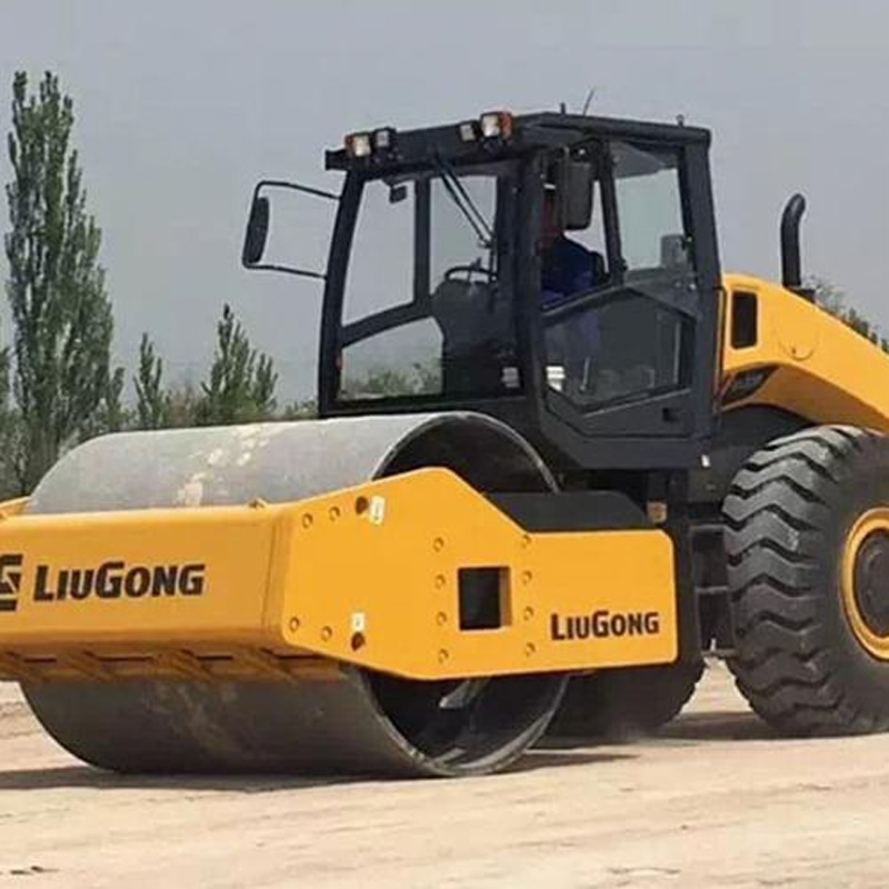 Liugong 격판 덮개 쓰레기 압축 분쇄기 12 톤 도로 롤러 Clg612h