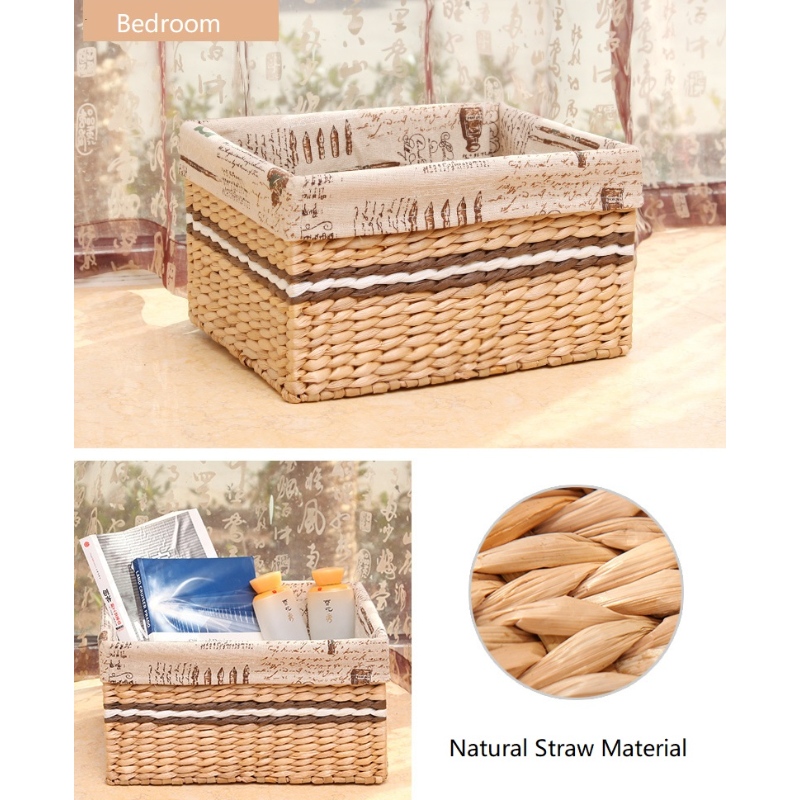 짚으로 짠 바구니