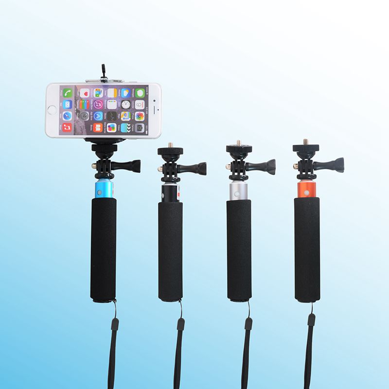 KINGJOY 4 섹션 알루미늄 확장 가능 500 mm 길이 디지털 카메라 Selfie Stick H050