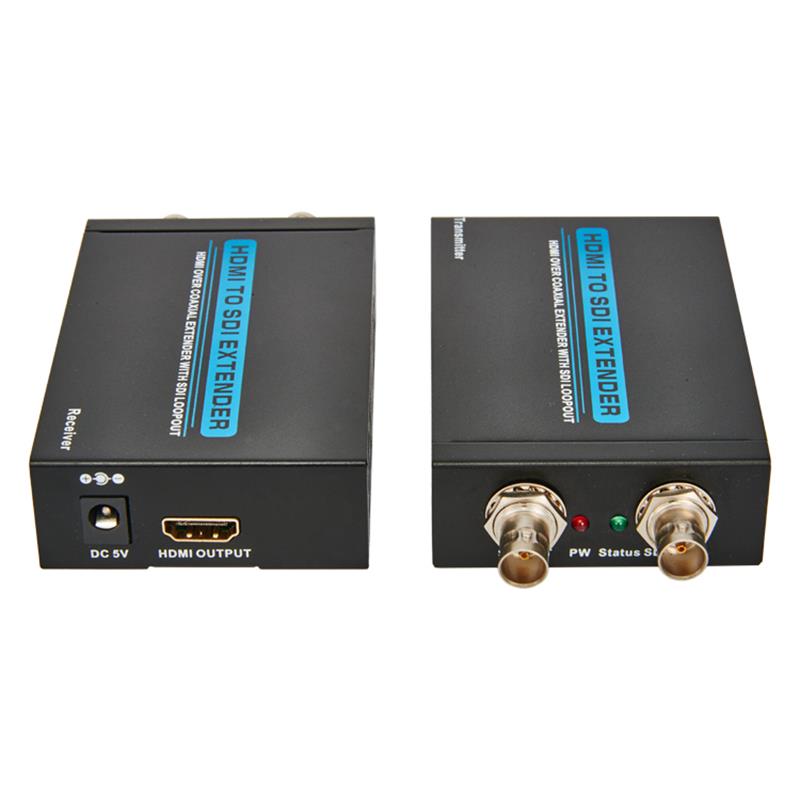 SDI 출력을 지원하는 HDMI to SDI Extender 100m HDMI Over Coaxial Extender