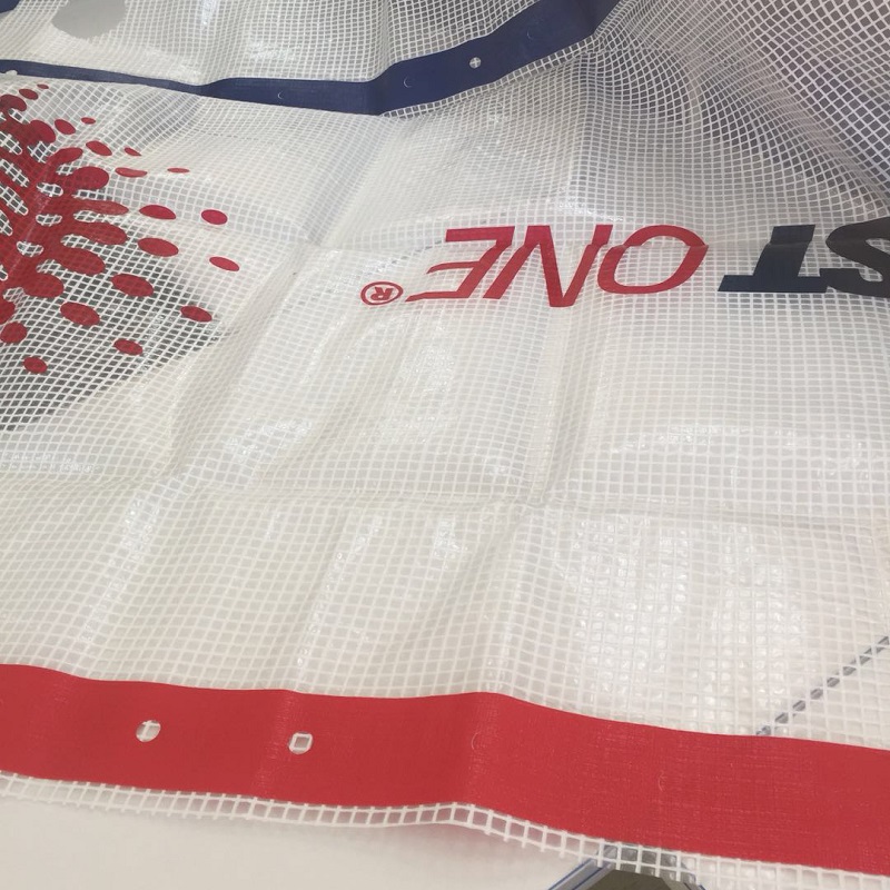 방수포 필름에 로고 인쇄