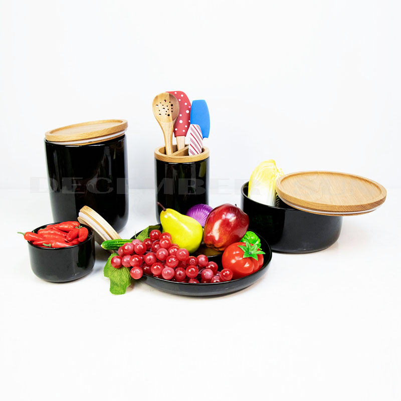 도매 검은색 도자기 띠 부엌 부품