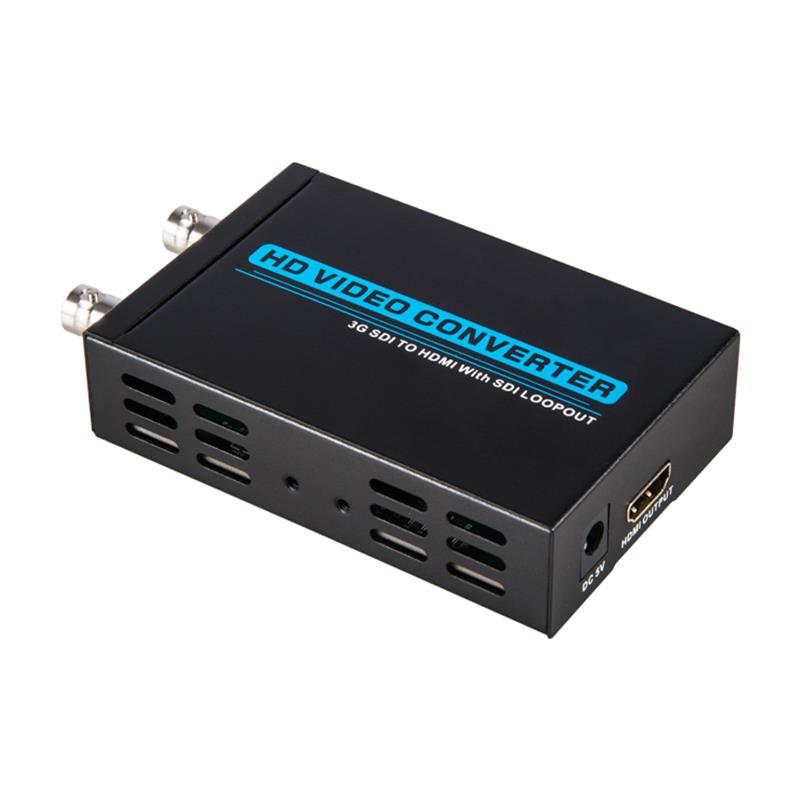SD / HD / 3G SDI to HDMI SDI 루프 출력 컨버터 1080P