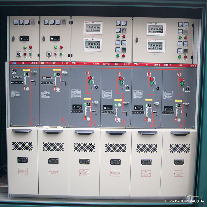 11KV MV 콤팩트 SF6 RMU 가스는 개폐기위원회 630A 34.5KV 50HZ 저가를 격리했습니다