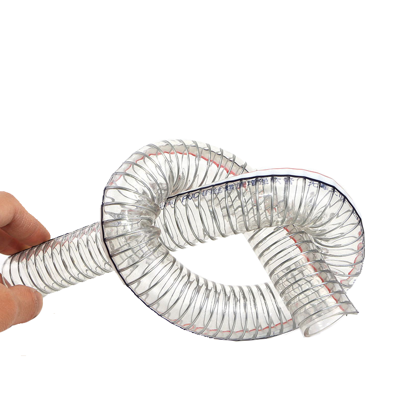 중국 공장 2 인치 유연한 호스 pvc 스틸 와이어 sprial 강화 호스