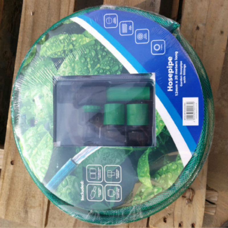 모든 색상 유연한 섬유 꼰 강화 플라스틱 pvc 정원 물 호스