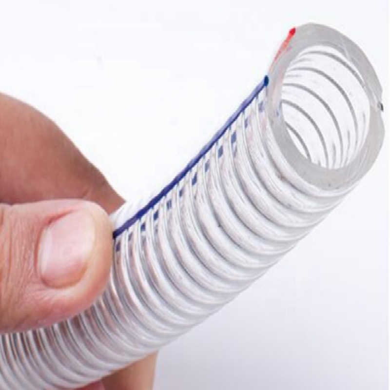 고압을 가진 공장 직접적인 PVC 나선 철강 선 강화 된 호스