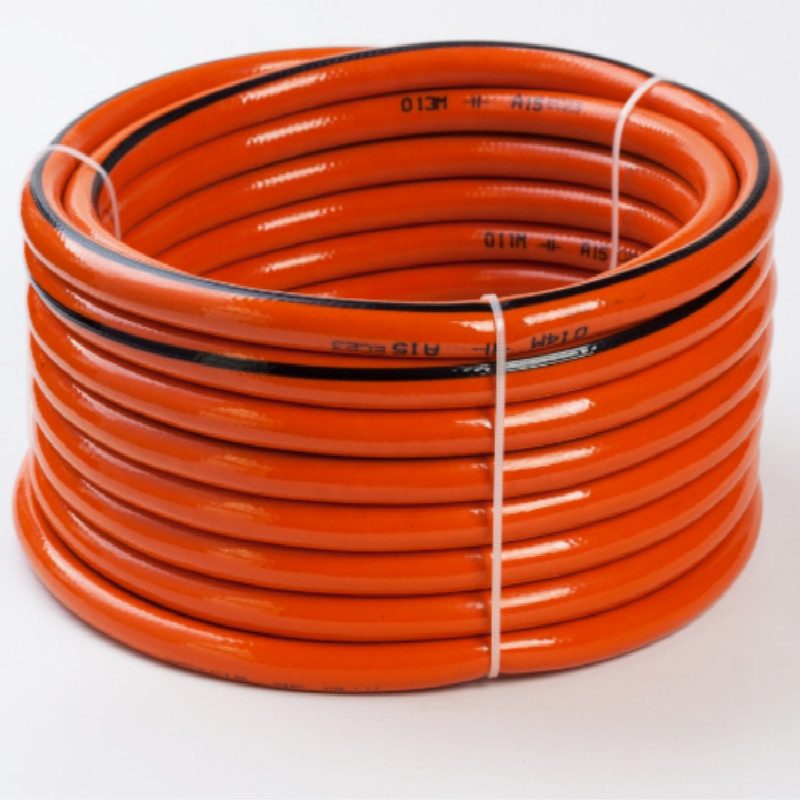 땋는 다채로운 가동 가능한 섬유는 플라스틱 pvc 정원 물 호스를 강화합니다