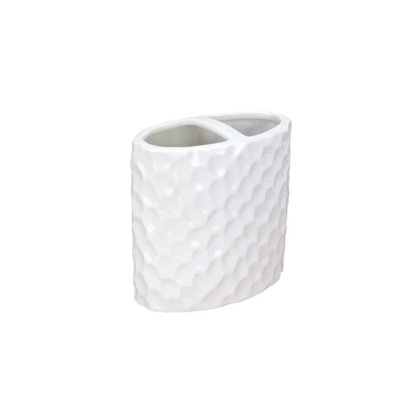 화이트 세라믹 페이스 컷 욕실 액세서리 세트