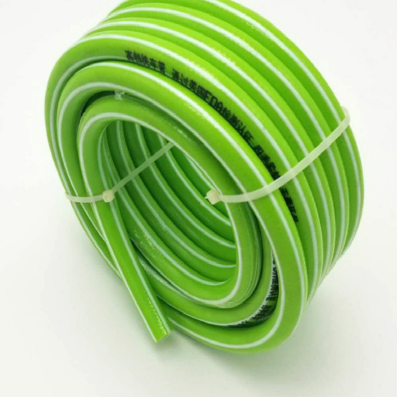 다채로운 가동 가능한 섬유에 의하여 땋아지는 강화 된 플라스틱 pvc 정원 물 호스