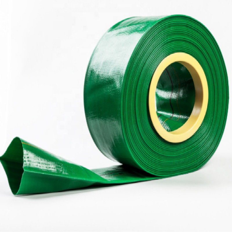 농업 다채로운 관개 1-8 인치 PVC layflat 호스 수도 펌프 호스