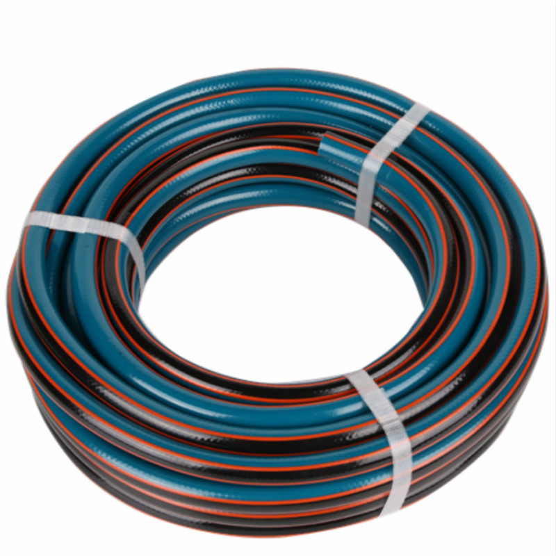 3 개의 층 다채로운 땋는 정원 물 가동 가능한 pvc 호스