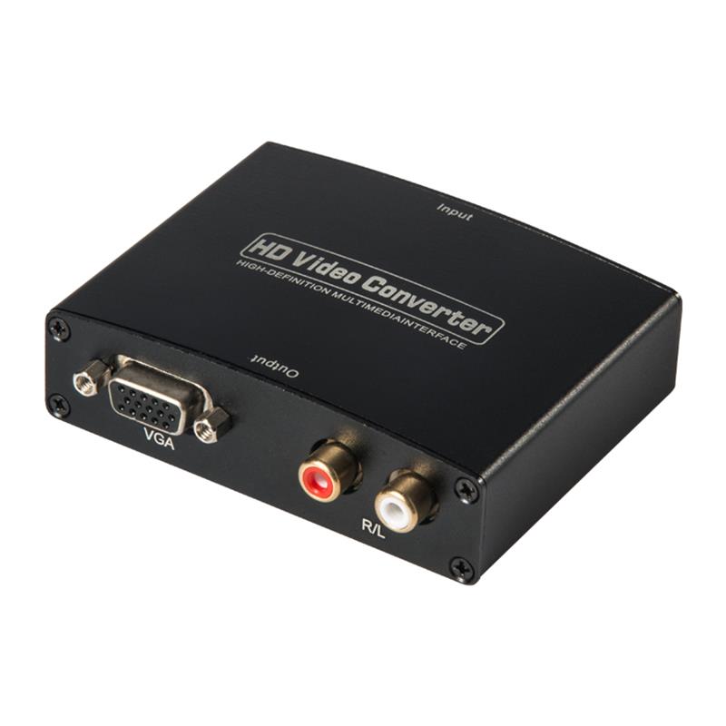 HDMI TO VGA + R / L 오디오 오디오 변환기 1080P