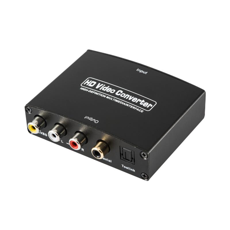 AV + Digital 오디오 변환기 자동 스케일러 1080P에 HDMI