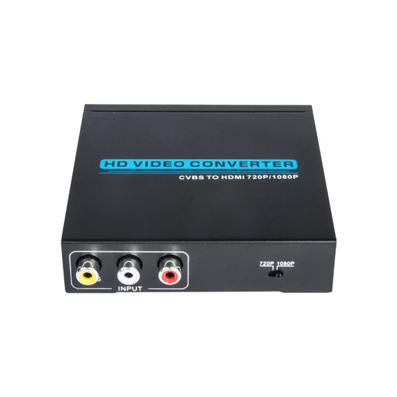 AV / CVBS-HDMI 컨버터 업 스케일러 720P / 1080P