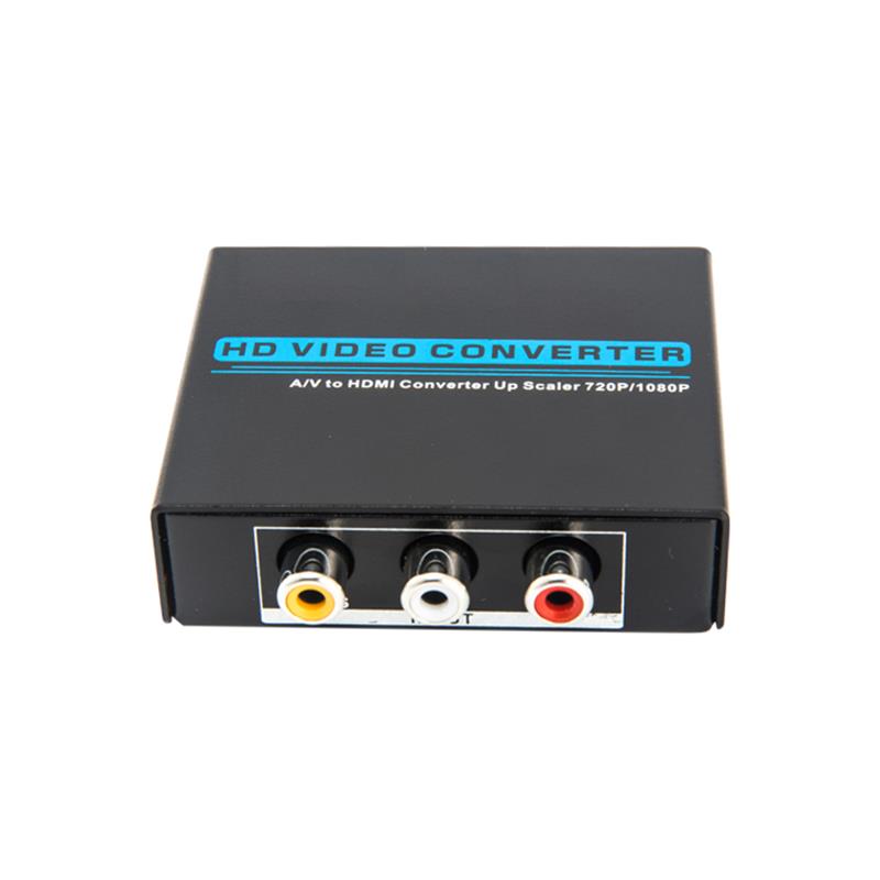 AV / CVBS TO HDMI + AUDIO 변환기 (업 스케일러 720P / 1080P)