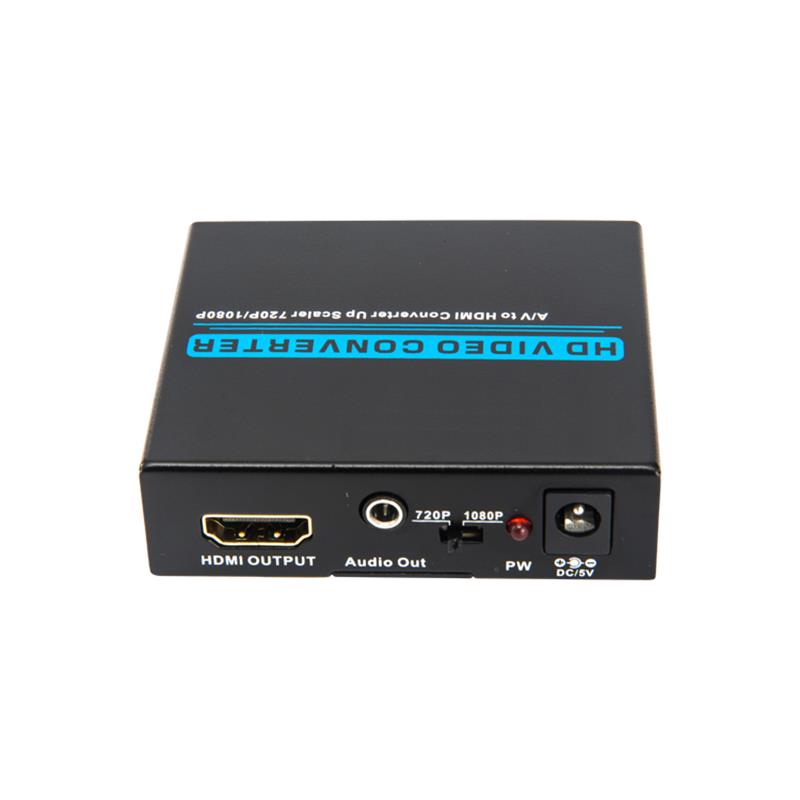 AV / CVBS TO HDMI + AUDIO 변환기 (업 스케일러 720P / 1080P)