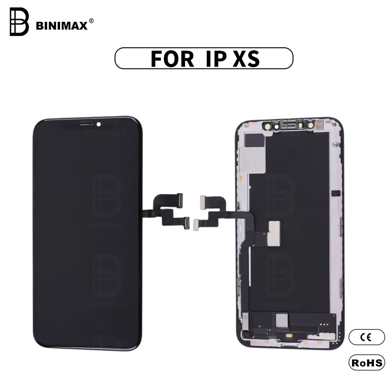 IP XS 용 BINIMAX 재고 휴대 전화 LCD