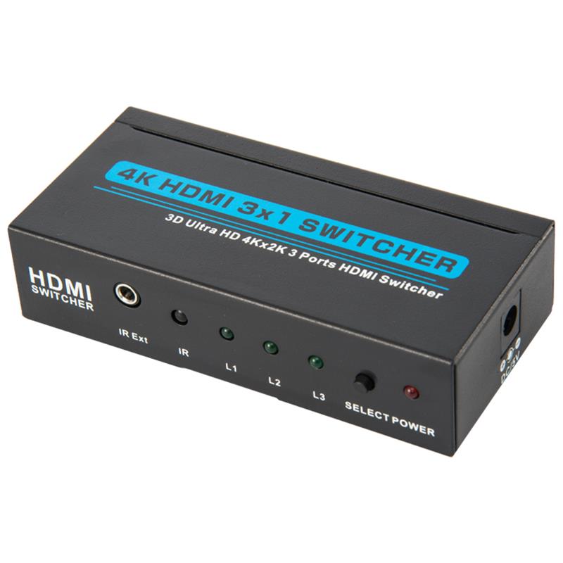 V1.4 4K/30Hz HDMI 3x1 전환기 지원 3D 초고청4K*2K/30Hz