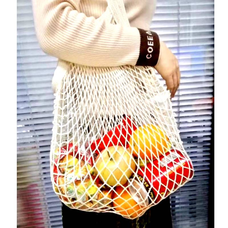 친환경 코튼 메쉬 백