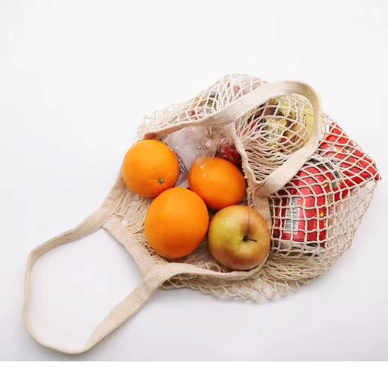 친환경 코튼 메쉬 백